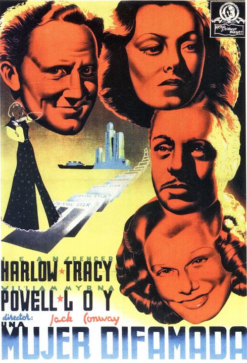 Una mujer difamada : Cartel