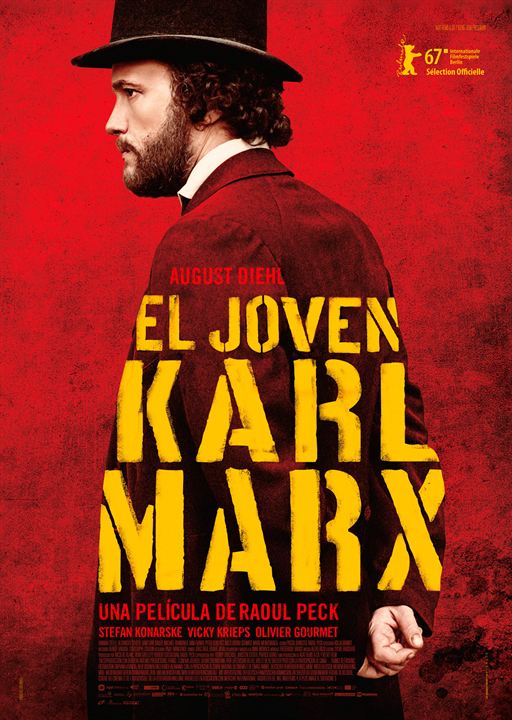 El joven Karl Marx : Cartel