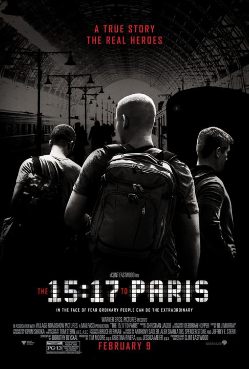 15.17 Tren a París : Cartel