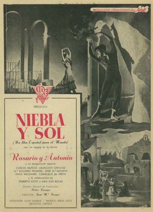 Niebla y sol : Cartel