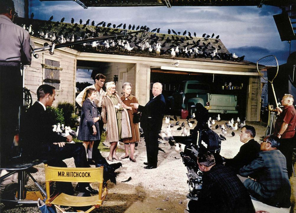 Los pájaros : Foto Alfred Hitchcock