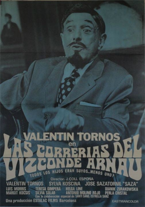 Las correrías del Vizconde Arnau : Cartel