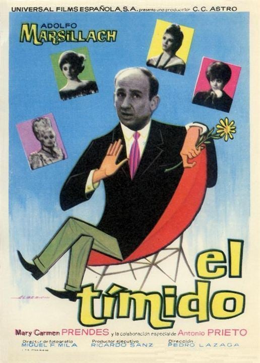 El tímido : Cartel