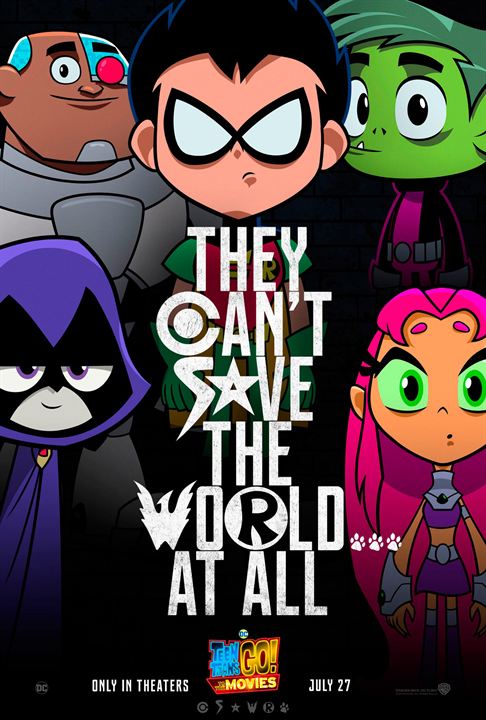 Teen titans go! La película : Cartel