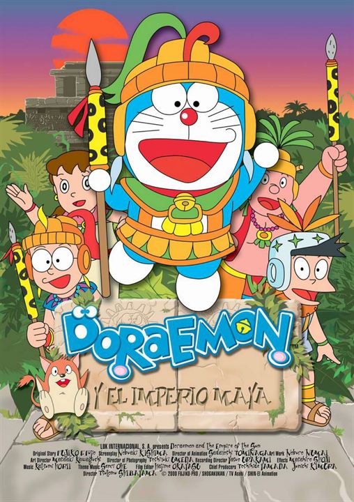 Doraemon y el imperio maya : Cartel