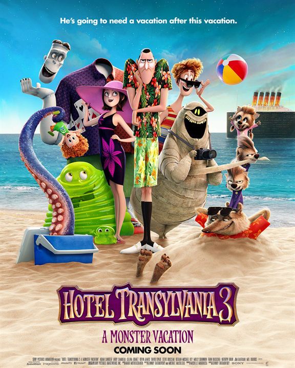 Hotel Transilvania 3: Unas vacaciones monstruosas : Cartel