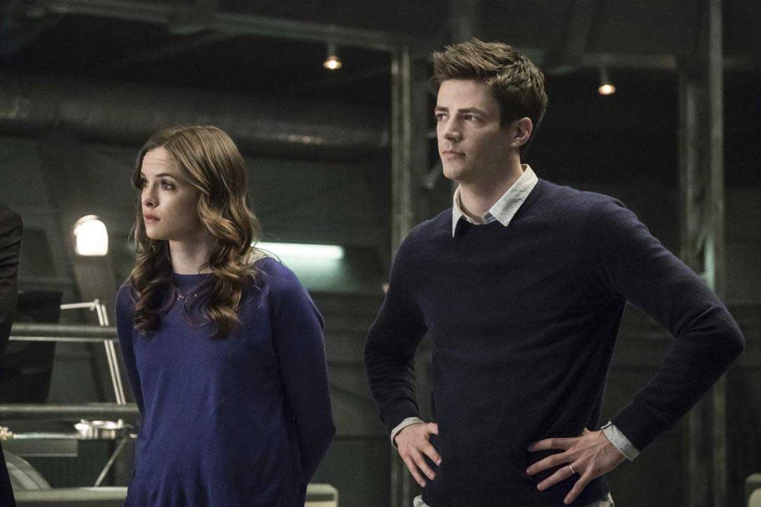 The Flash : Foto Danielle Panabaker, Grant Gustin