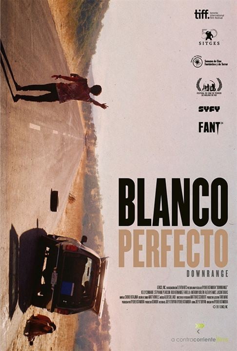 Blanco perfecto (Downrange) : Cartel