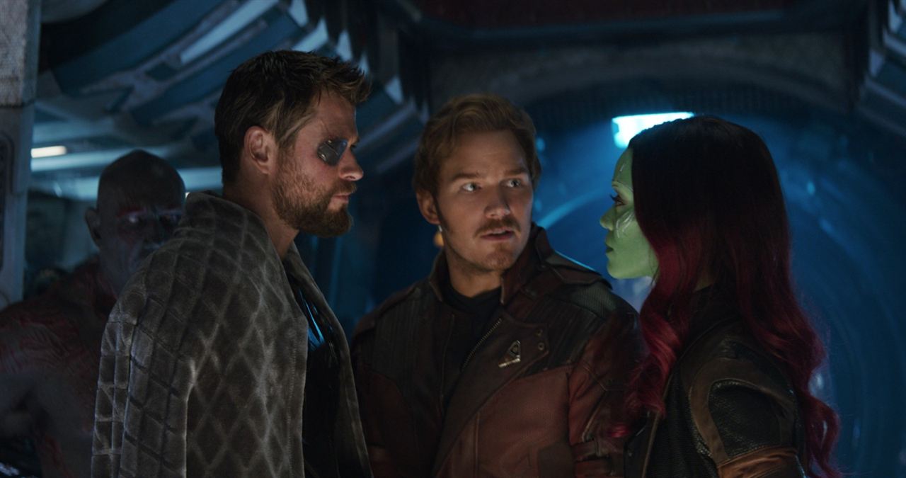 Vengadores: Infinity War : Foto Chris Hemsworth, Zoe Saldana, Chris Pratt