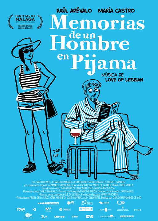 Memorias de un hombre en pijama : Cartel