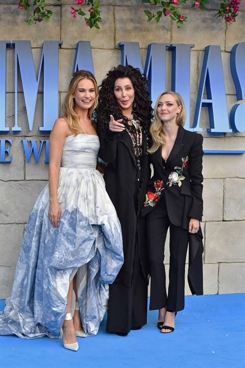 Mamma Mia! Una y otra vez : Couverture magazine Amanda Seyfried, Lily James, Cher