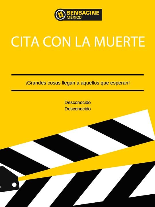 Cita con la muerte : Cartel