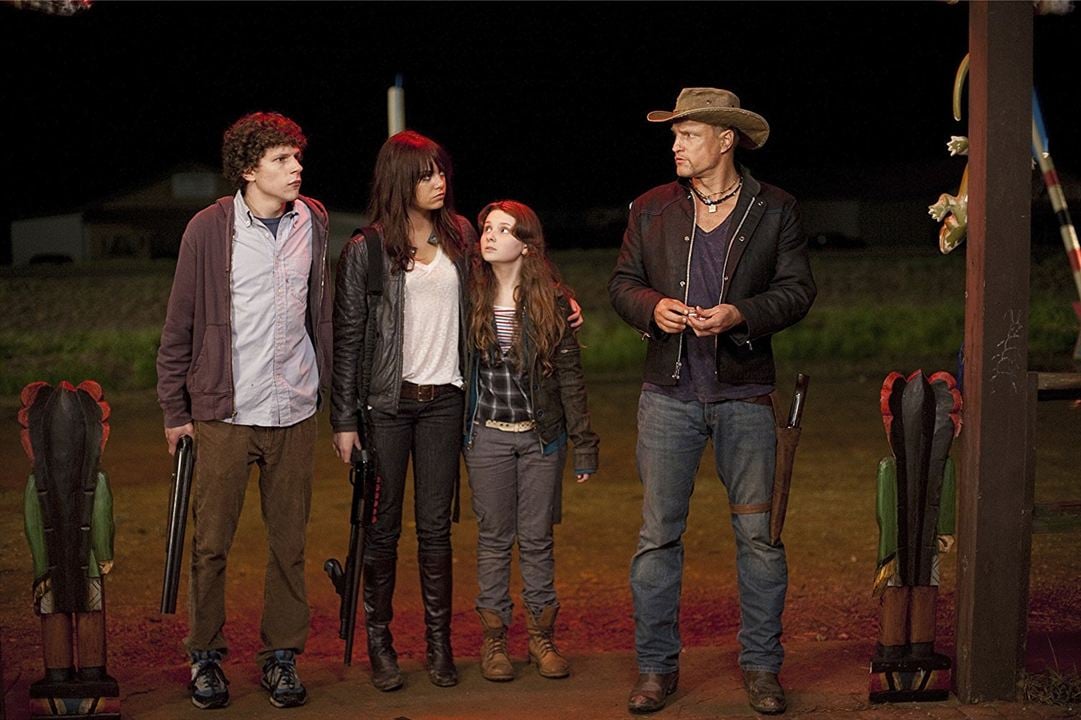 Bienvenidos a Zombieland : Foto Emma Stone, Ruben Fleischer, Woody Harrelson, Abigail Breslin, Jesse Eisenberg