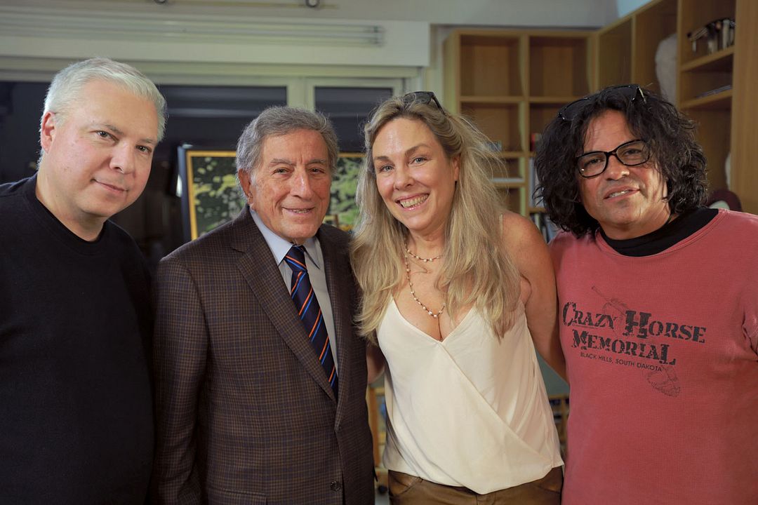 Foto Tony Bennett, Tim Johnson, Catherine Bainbridge