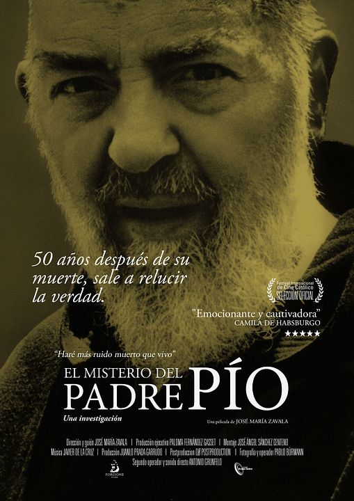 El misterio del Padre Pío : Cartel