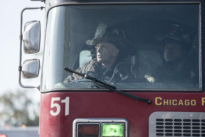 Chicago Fire : Foto David Eigenberg, Daniel Kyri