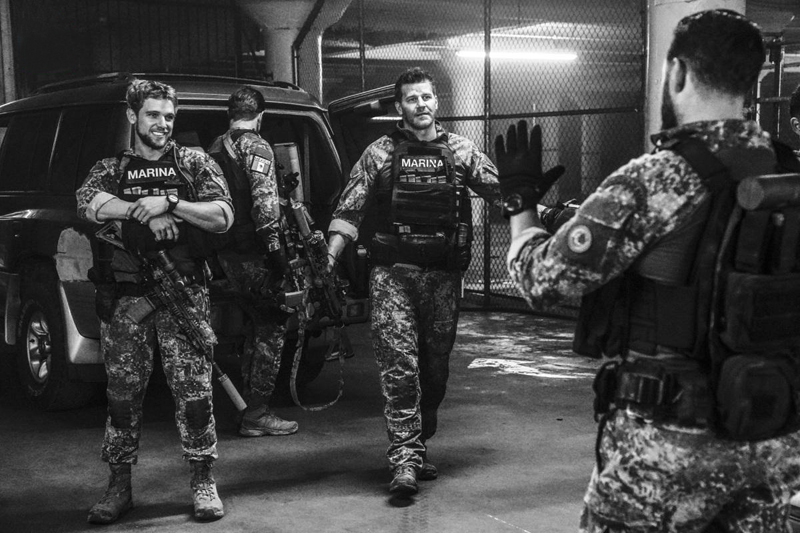 SEAL Team : Foto David Boreanaz, Max Thieriot
