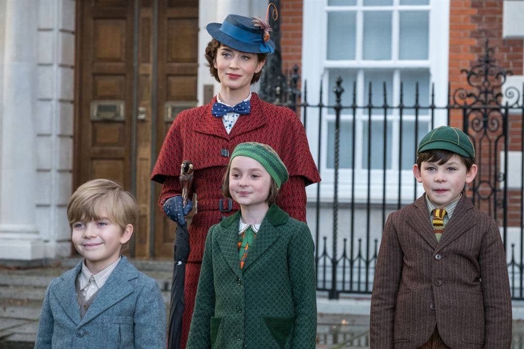 El regreso de Mary Poppins : Foto Emily Blunt, Pixie Davies, Nathanael Saleh, Joel Dawson
