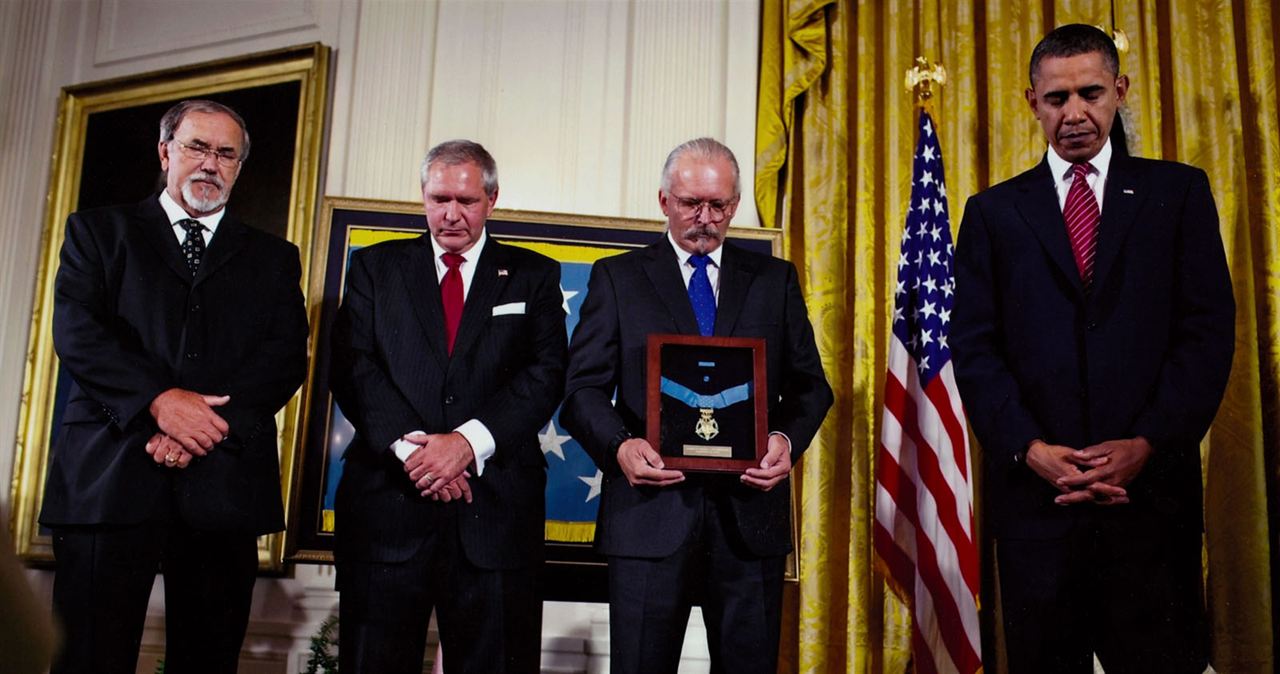 Medal of Honor : Foto Barack Obama, Steve Wilson