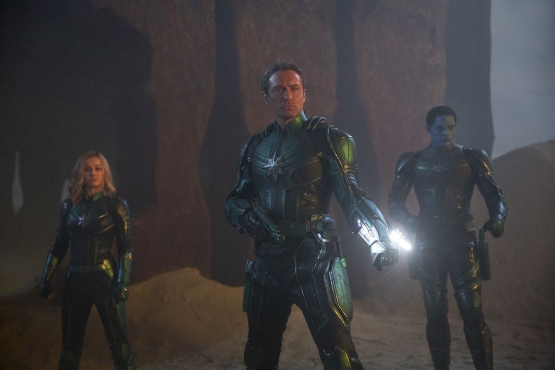 Capitana Marvel : Foto Jude Law, Algenis Perez Soto, Brie Larson