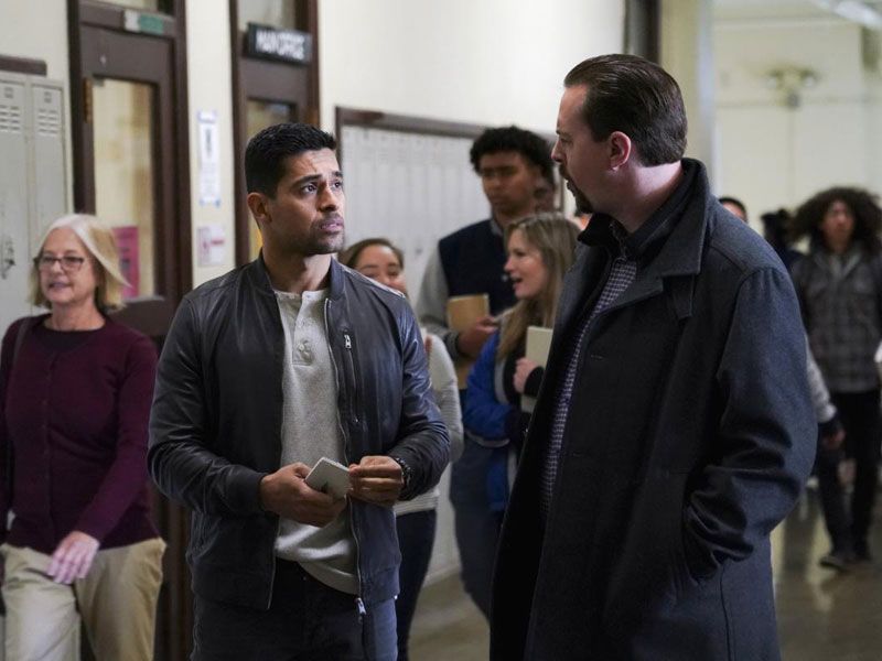 NAVY: Investigación criminal : Foto Sean Murray, Wilmer Valderrama