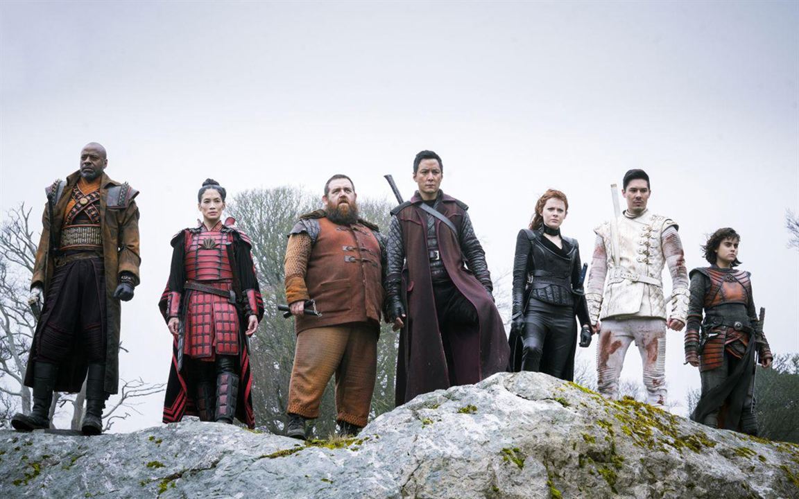 Into the Badlands : Foto Nick Frost, Emily Beecham, Lewis Tan, Ally Ioannides, Daniel Wu, Eugenia Yuan