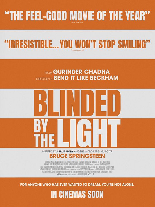 Blinded by the light (Cegado por la luz) : Cartel