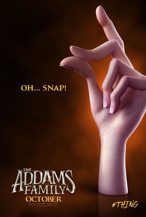 La familia Addams : Cartel