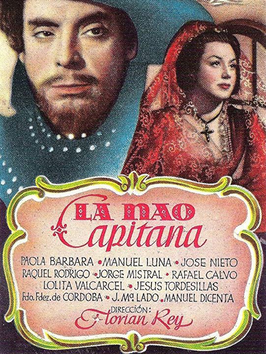 La nao Capitana : Cartel