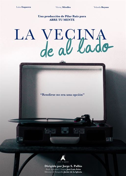 La vecina de al lado : Cartel