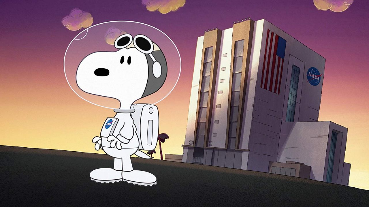 Snoopy en el espacio : Cartel