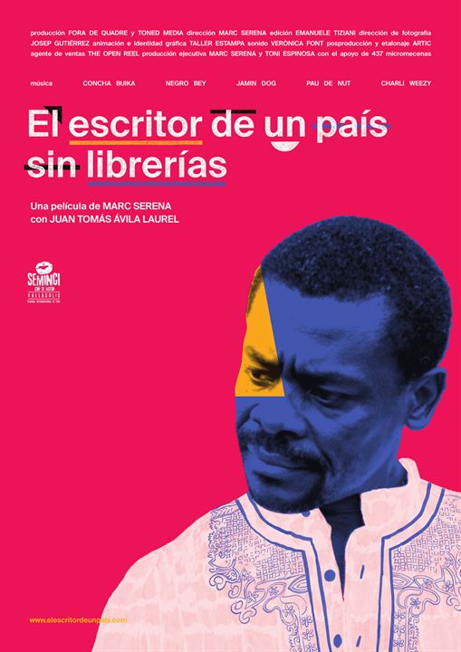 El escritor de un país sin librerías : Cartel