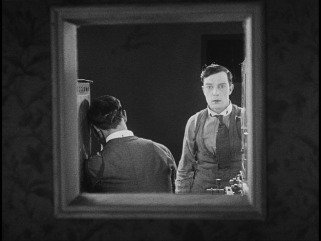 El moderno Sherlock Holmes : Foto Buster Keaton