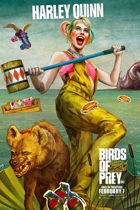 Aves de Presa (y la fantabulosa emancipación de Harley Quinn) : Cartel