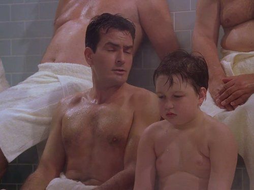 Dos hombres y medio : Cartel