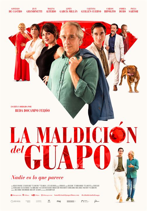 La maldición del guapo : Cartel