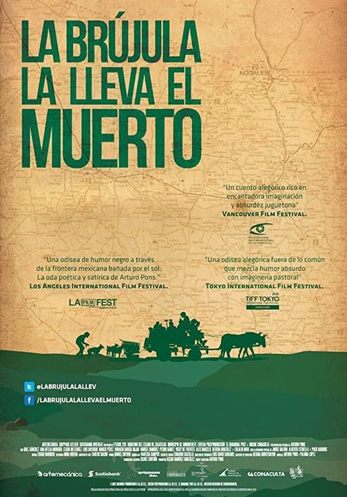 La brújula la lleva el muerto : Cartel