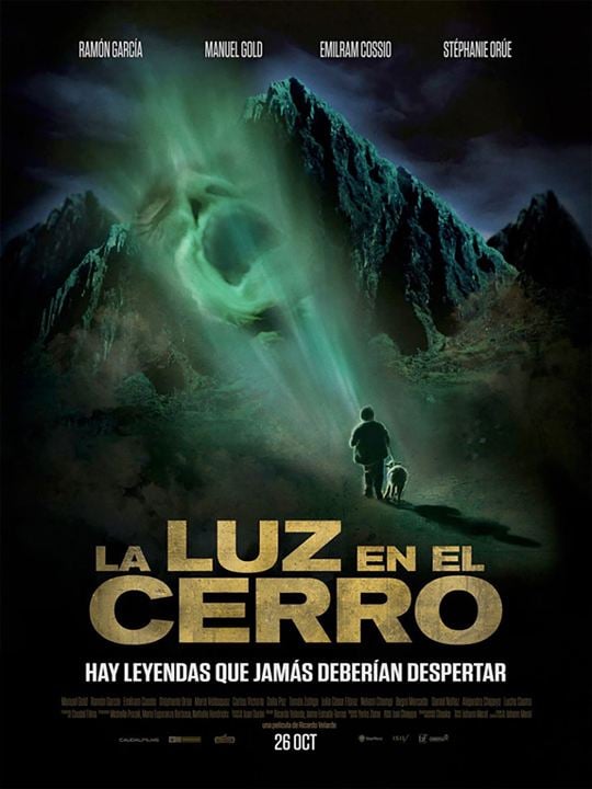 La luz en el cerro : Cartel