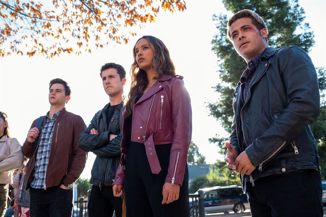 Por trece razones : Foto Christian Navarro, Dylan Minnette, Alisha Boe