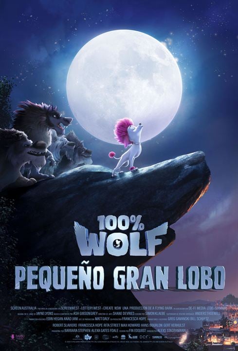 100% Wolf: Pequeño gran lobo : Cartel