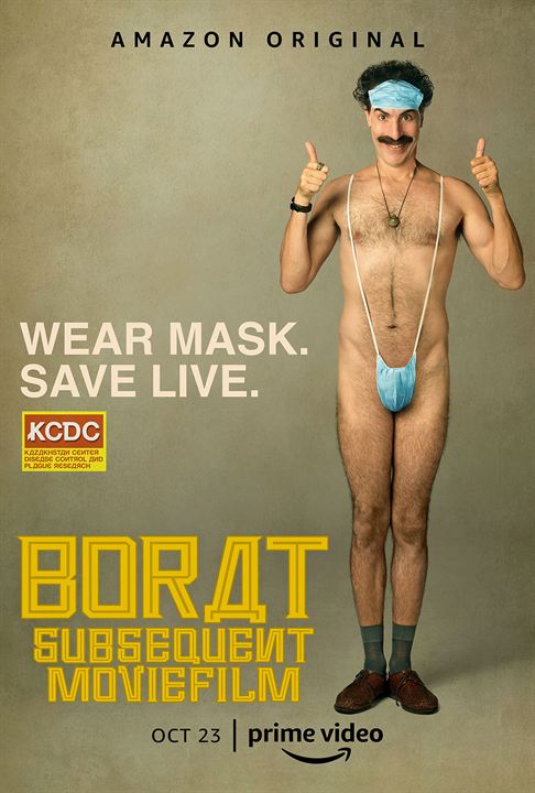 Borat, película film secuela : Cartel
