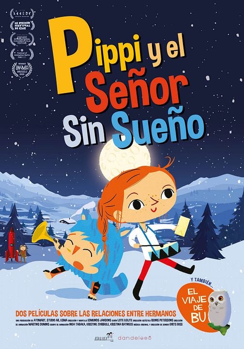 Pippi y el señor sin sueño : Cartel