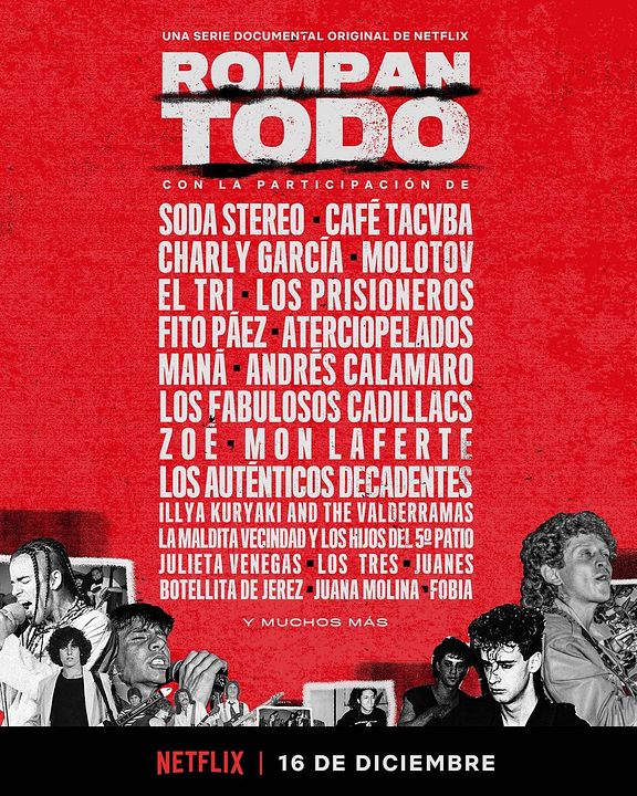 Rompan todo: la historia del rock en América Latina : Cartel