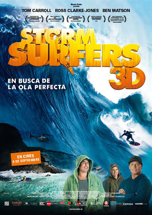 Storm Surfers 3D (Surfistas de tormentas) : Cartel