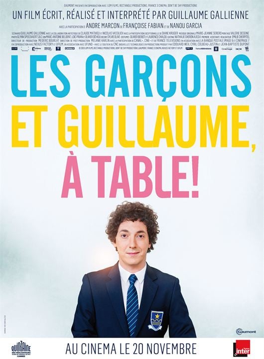 Guillaume y los chicos, ¡a la mesa! : Cartel