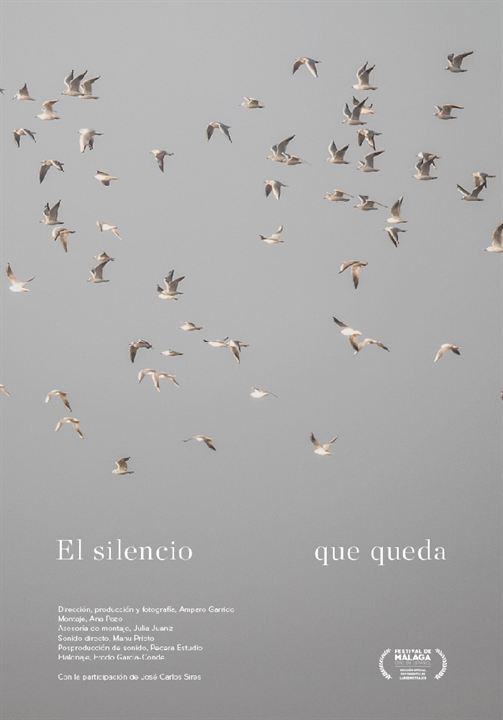 El silencio que queda : Cartel