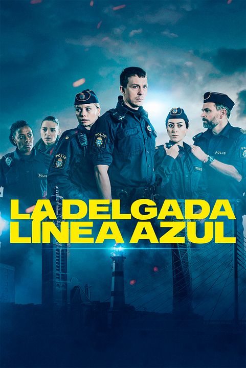 La línea delgada azul : Cartel