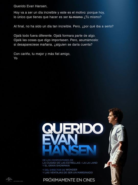 Querido Evan Hansen : Cartel