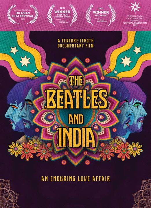 The Beatles y la India : Cartel