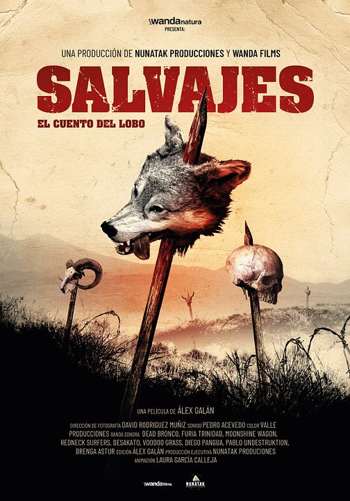 Salvajes, el cuento del lobo : Cartel